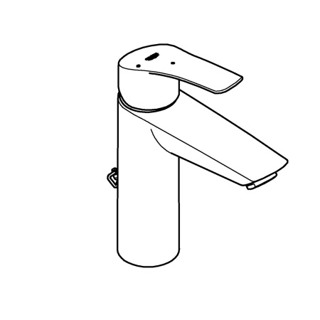 Смеситель для раковины с цепочкой  Grohe Eurosmart CoolStart 23394 30E (2339430E) хром 
